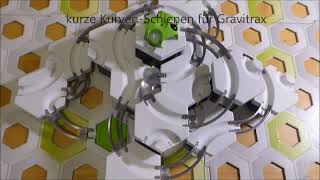 kurze Kurven-Schienen für Gravitrax - 3D Druck