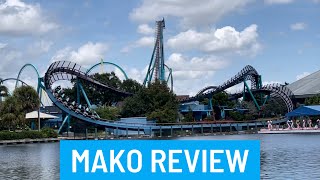 Mako Review | B\u0026M Hyper Coaster at SeaWorld Orlando