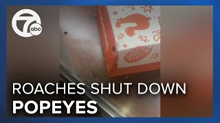 Popeyes shut down after viral cockroach video