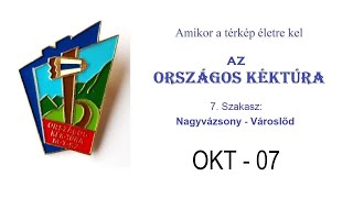 Az ORSZÁGOS KÉKTÚRA - 7.szakasz: Nagyvázsony - Városlőd