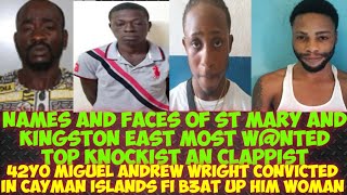 Miguel Wright Convicted In Cayman Fi B3AT Up Him Woman/ St Mary \u0026 Kingston East Most W@NTED