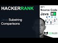 HR_Java16: Java Substring Comparisons