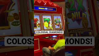 COLOSSAL DIAMONDS 🎰 Largest Slot in Atlantic City! #shorts #slots