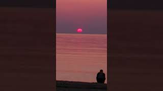 淡路島 五色浜から夕日