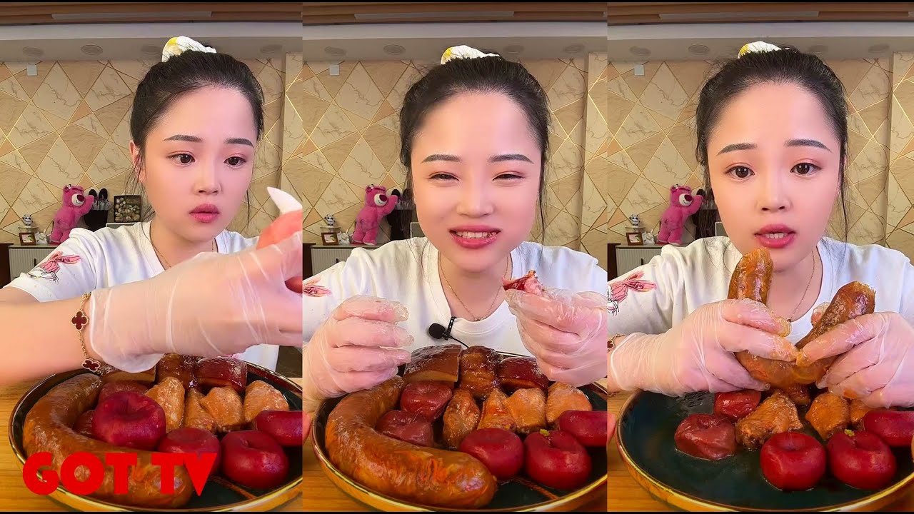 【Newest XiaoYu Mukbang ASMR】 MUKBANG SATISFYING 중국 음식 먹기 Mukbang ...