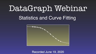 Webinar Recording: Statistics & Curve Fitting