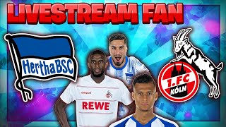 🔴 BUNDESLIGA LIVE | Hertha BSC gegen 1. FC Köln | Hertha Köln Livestream | FAN-Analyse