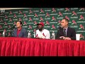 dexter fowler suits up with st. louis cardinals