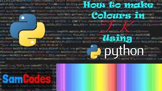 How to make colours in Tkinter using Python