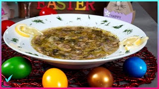 Fasting Vegan Soup With Mushrooms Very Quick and Easy to Make