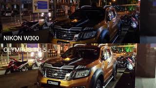 OLYMPUS TG-5 vs NIKON Coolpix W300 - 4K footage comparison