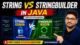 String vs StringBuilder in Java | Most Asked Interview Question