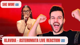 KLAVDIA WINNING FULL REACTION / GREECE EUROVISION 2025