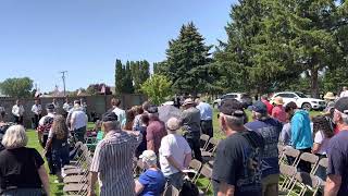 Memorial Day Ceremony at Mueller’s Funeral Home in Kennewick
