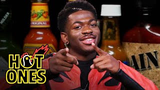 Lil Nas X Celebrates Thanksgiving With the Biggest Last Dab Ever | Hot Ones