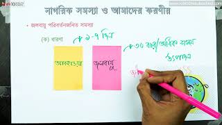 ১০.১৯. অধ্যায় ১০ : নাগরিক সমস্যা ও আমাদের করণীয় - জলবায়ু পরিবর্তনজনিত সমস্যা : ধারণা [HSC]