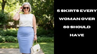 5 Skirts Every Woman Over 60 Should Have – And How To Style Them