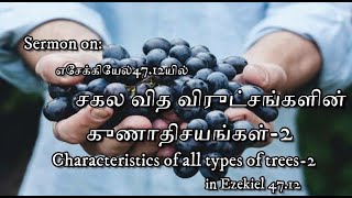 சகல வித விருட்சங்களின் குணாதிசயங்கள்| Part-2|Characteristics of all types of trees in Ezekiel 47.12