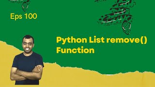 Python List remove() Function #100 #lingarajtechhub