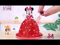 Pull Me Up Cake 💖 Miniature MINNIE MOUSE Cake Decorating | Chocolate Ideas By Mini Cakes Baking