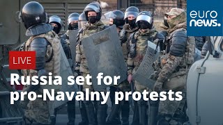 Russia set for pro-Navalny protests | LIVE