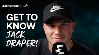 Learn More About British Rising Tennis Star Jack Draper! | New Kids On The Block | Eurosport Tennis