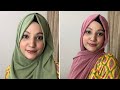 Simple Hijab Look with Kurti (2024)|| 2 Hijab Styles