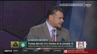 Análisis del PUMAS vs SANTOS - Jornada 12 Apertura 2019 - Fútbol Picante