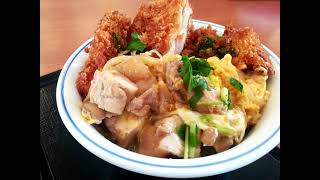 かつやの親子丼 チキンタレカツを食べてみた 圧倒的なボリューム感 Katsuya's Oyakodon Chicken Tarekatsu Overwhelming volume