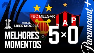 MELGAR 5 x 0 PATRONATO - MELHORES MOMENTOS | CONMEBOL LIBERTADORES 2023