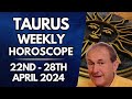 Taurus Horoscope - Weekly Astrology - from 22nd - 28th April 2024