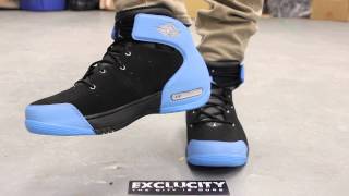 Jordan Melo 1.5 Black - University Blue - On-feet Video at Exclucity