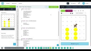 CodeHS - 1.6.4: The Two Towers