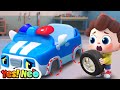 Police Car Wheels Are Gone | Learn Shapes | Surprise Eggs | Nursery Rhyme & Kids Song | Yes! Neo