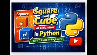 Square and Cube of a Number in Python 🔢 | Easy Tutorial for Beginners