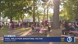VIDEO: Vigil held for shooting victim in Windsor Locks