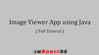 Build Image Viewer Application using Java