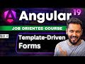 Angular 19 Tutorial in Hindi #40 Angular Template Forms -A Beginner's Guide