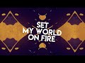 NIVEK & Brandon Chase  - Set My World On Fire  (Lyrics Video)