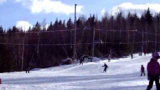 Skiing Bollnäs bollebacken zweden