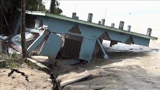 The Destroy Scenes Of River Erosion | See how the Padma River Dissolves everything