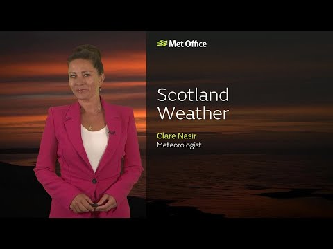 04/09/24 – Más fresco y despejado en el oeste, nubes y lluvia en el este – Previsión meteorológica para Escocia en el Reino Unido – Met Office