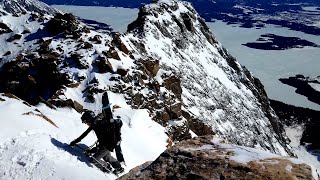 Skiing the Skillet, Mt. Moran