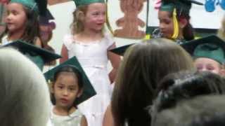 Audrey Pre-K Grad performs 'Four Hugs A Day'