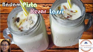 Badam Pista Kesari Lassi | How to make Saffron Lassi | Summer Recipes @AhelisKitchenVlogs