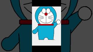 Python turtle graphic design Doraemon🤪| python coding status 😍😜 #shorts #programming #turtle #python
