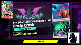 NS ARMS - The 9th Party Crash - Conflict of Interests: Spring Man vs Ninjara