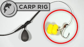How To Tie A Simple Carp Rig - (Very Easy)