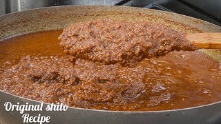 SHITO RECIPE | HOW TO MAKE ORIGINAL GHANA SHITO | AUTHENTIC GHANAIAN BLACK CHILI SAUCE