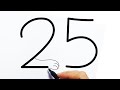 How To Draw A Rabbit Easy, Rabbit Drawing With Numbers 25 Step By Step